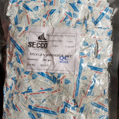 Gói hút ẩm dùng cho thực phẩm 50cc (300 gói)