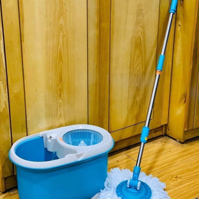 Bộ Lau Nhà Xoay Tay 360° Tiện Lợi Cao Cấp Mop Q2 (cam kết hàng chính hãng)