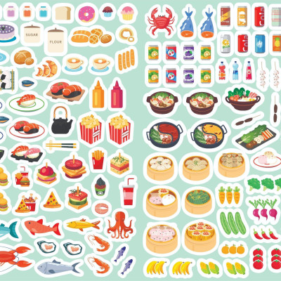 Sách Trò Chơi Đồ Hàng - Phố Ẩm Thực