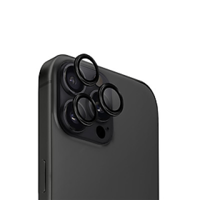 Miếng Dán Cường Lực LENS Camera UNIQ OPTIX Aluminium Dành Cho iPhone 16 Promax/ Iphone 16 Pro_ Hàng chính hãng