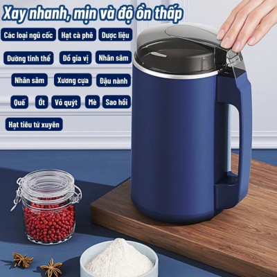 Májy Xay Ngữ Cốc Mini 300W – Nghiền Được Gạjo,Đậu,Tiêu,Gia Vị, Ngjũ Cốc Nhanh Mịn Loại Xịn, đèn ốp trần
