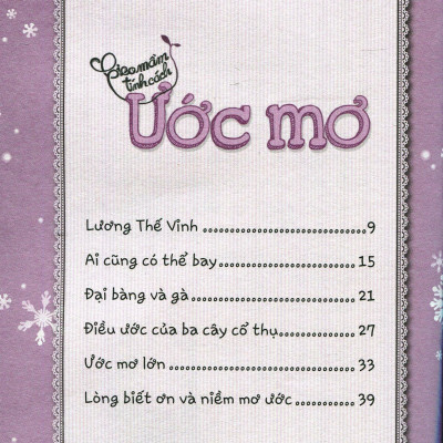 Gieo Mầm Tính Cách - Ước Mơ ( Tái Bản )