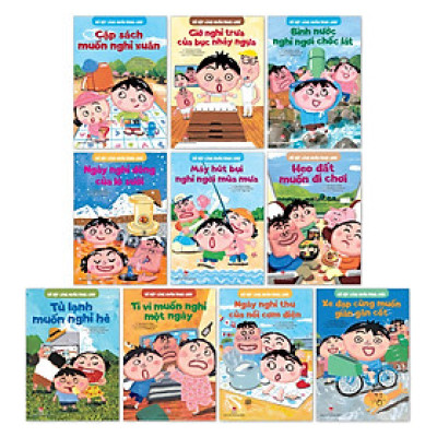 Combo Đồ Vật Cũng Muốn Rong Chơi (10 Cuốn)