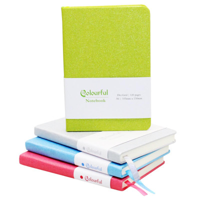 Sổ Colourful Notebook A6 - Dòng Kẻ Chấm - 120 Trang 100gsm - The Sun - Màu Xanh Lá