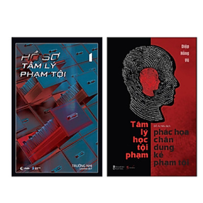 Combo 2 Quyển : Hồ Sơ Tâm Lý Phạm Tội 1+ Tâm Lý Học - Phác Họa Chân Dung Kẻ Phạm Tội