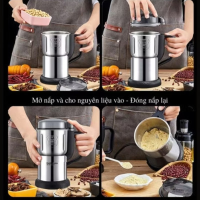 MÁY XAY NGHIỀN BỘT KHÔ MINI CHO MỌI GIA ĐÌNH HÀNG CHUẨN