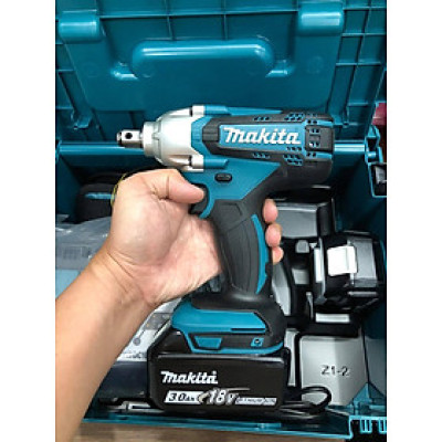 MÁY SIẾT BULONG (12.7 MM) DÙNG PIN 18V MAKITA DTW190RFJX (01 ĐẾ SẠC NHANH 02 PIN 18V / 3.0AH) - HÀNG CHÍNH HÃNG