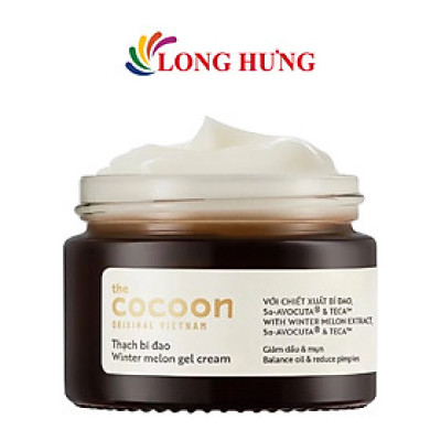 Thạch bí đao Cocoon giúp giảm dầu và giảm mụn (30ml/100ml) - Hàng chính hãng