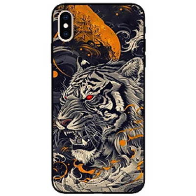 Ốp lưng cho IPhone X - Xs - Xs Max - Xr - 11 - 11 Pro Max - Hổ Mắt Đỏ - Hàng Chính Hãng