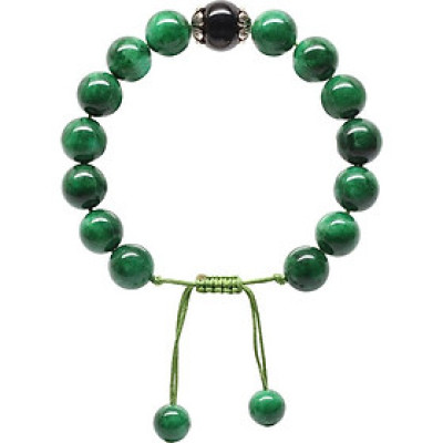 Vòng Mala Cẩm Thạch Sơn Thủy 10mm Mix Mã Não Đen Ngọc Quý Gemstones VT93