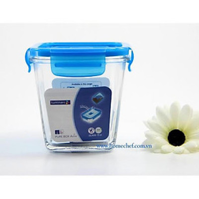Hộp đựng thực phẩm thủy tinh Luminarc Purebox 75/84cl - J4711/J4712 dùng vi sóng, nắp đậy kín