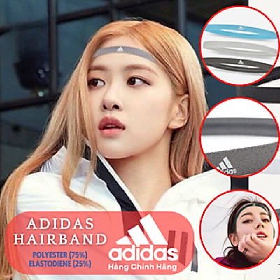 Băng Đô Thể Thao Freesize Chính Hãng ADIDAS ADAC-16202 Hairband (Bộ 3 Sợi) - Thun Co Giãn Cao Cấp