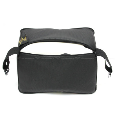 Gối Tựa Đầu Cao Su Non Bọc Da CIND G003 Màu Đen Đỏ