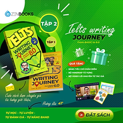 Combo IELTS Writing Journey: From Basics To Band 6.0 + Elevate To Band 8.0