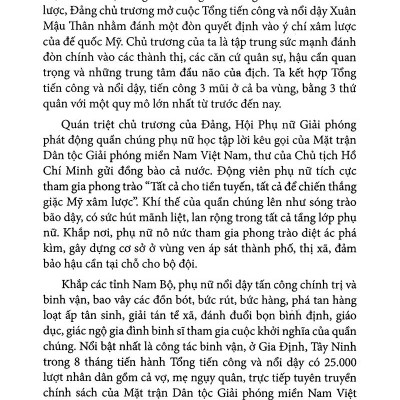Phụ Nữ Sài Gòn - Gia Định Và Nam Bộ Trong Cuộc Tổng Tiến Công Và Nổi Dậy Xuân Mậu Thân 1968