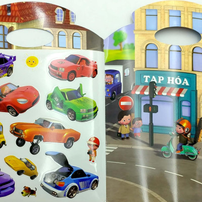 Bé Trai Dán Hình - Xe Hơi