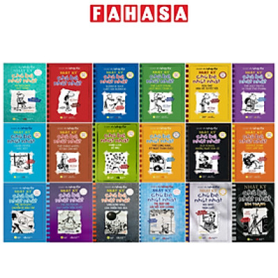 Combo Sách Diary Of A Wimpy Kid - Nhật Ký Chú Bé Nhút Nhát - Song Ngữ Việt-Anh: Tập 1 - 18 (Bộ 18 Cuốn)