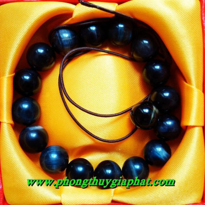 VÒNG ĐEO TAY ĐÁ MẮT HỔ ĐEN