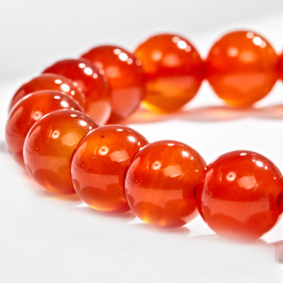 Vòng Tay Đá Mã Não Đỏ Charm Tuổi Ngọ Bạc Mạ Vàng 24K