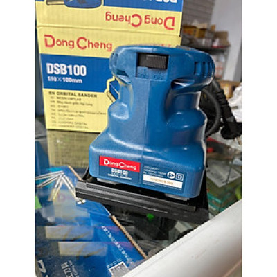 MÁY ĐÁNH GIẤY RÁP RUNG (HÌNH VUÔNG) 150W DONGCHENG DSB100 - HÀNG CHÍNH HÃNG