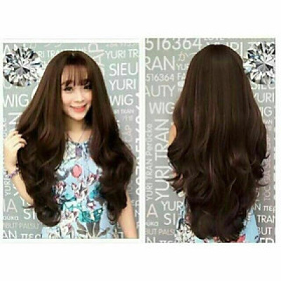 Tóc giả cao cấp- tặng luói chùm tóc- hình thật