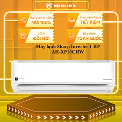 Máy lạnh Sharp Inverter 1 HP AH-XP10CHW - HÀNG CHÍNH HÃNG - CHỈ GIAO HCM