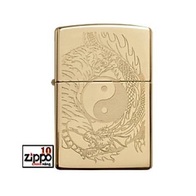 Bật lửa Zippo 49024 Tiger and Dragon Design - Chính hãng 100%