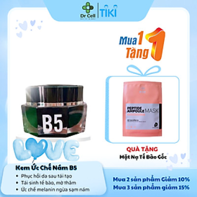 Kem B5 Dr Cell 30g B5 ức chế nám Dr Cell ngăn ngừa nám dưỡng trắng phục hồi da - Hàng Chính Hãng
