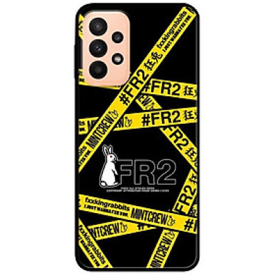 Ốp lưng dành cho Samsung A13 4G mẫu Thỏ TRắng Dây Vàng