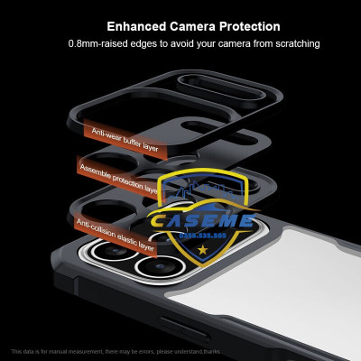 Ốp Lưng XUNDD Dành Cho iPhone Air, iPhone 17, iPhone 17 Pro, iPhone 17 Pro Max Chống Sốc, TPU + Acrylic Trong Suốt, Bảo Vệ Camera - Hàng Nhập Khẩu