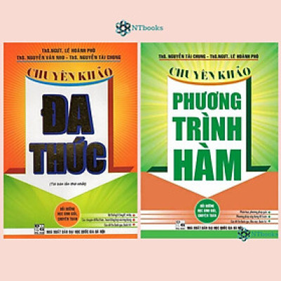 Sách - Combo 2 cuốn Chuyên Khảo Đa Thức + Phương Trình Hàm