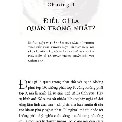 Điều Quan Trọng Nhất
