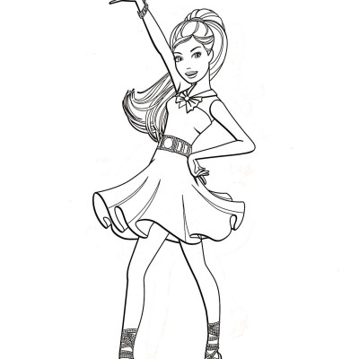 Barbie Xinh Đẹp 2 (Tô Màu Có Hình Dán)