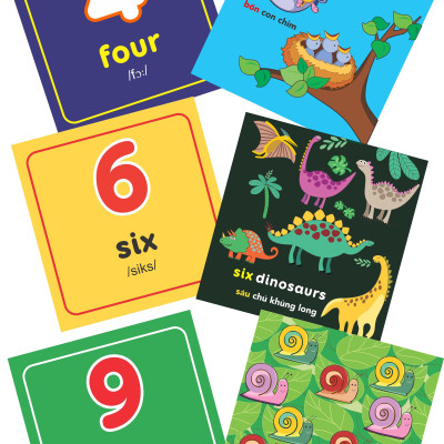 Thư viện hình ảnh đầu tiên cho bé (Song ngữ ) - Số đếm