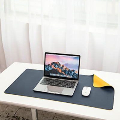 Deskpad da tấm di chuột miếng lót chuột khổ lớn, thảm da trải bàn làm việc 60x30cm - Hàng chính hãng