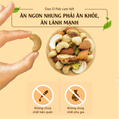 Hạt Premium 215g Dan D Pak