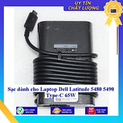 Sạc dùng cho Laptop Dell Latitude 5480 5490 Type-C 65W - Hàng Nhập Khẩu New Seal