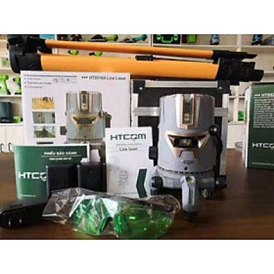 MÁY CÂN MỰC LAZER 5 TIA XANH HT8910A HTCOM - HÀNG CHÍNH HÃNG