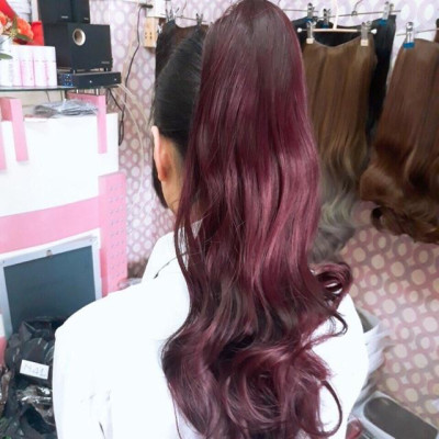 Tóc ngoặm cao cấp màu nỗi 55cm- hình thật