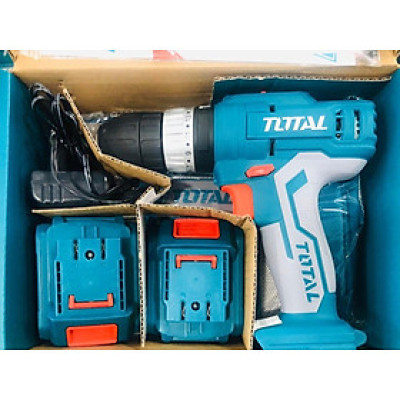 MÁY KHOAN BÚA DÙNG PIN 16.8V (28NM)  (02 PIN VÀ 01 SẠC) TOTAL TIDLI1612 - HÀNG CHÍNH HÃNG