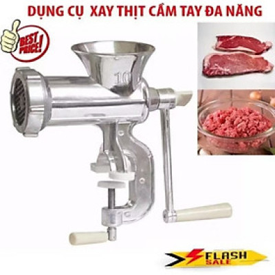 CỐI XAY THỊT CÁ CUA GIA VỊ QUAY TAY SIÊU NHỎ MỊN CỐI SỐ 12 SỐ 10