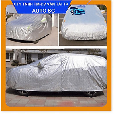 #FREE SHIP# Bạt xe hơi , áo trùm che phủ xe hơi, Bạt phủ xe ôtô tráng nhôm bạc 4 - 7 chỗ, chống nóng, mưa. YXXL