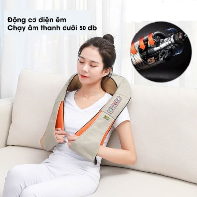 Gối massage toàn thân có dây đeo 