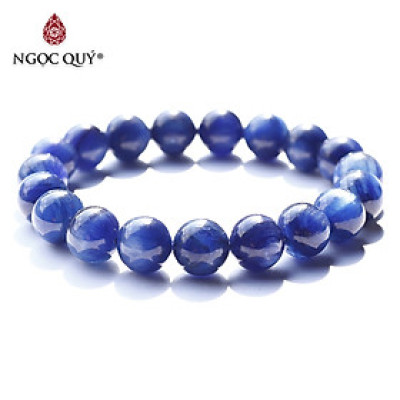 Vòng tay đá kyanite size hạt 10mm mệnh thủy, mộc - Ngọc Quý Gemstones