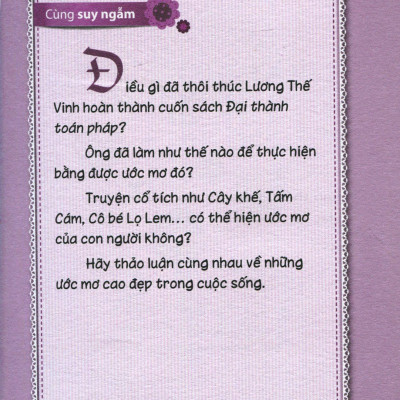 Gieo Mầm Tính Cách - Ước Mơ ( Tái Bản )