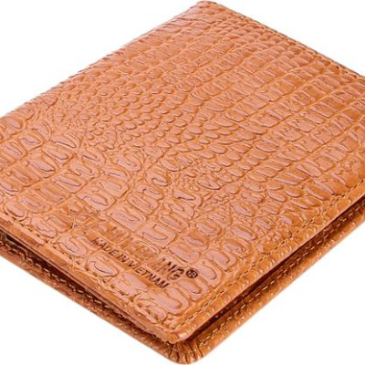 Bộ Ví & Thắt Lưng Nam Vân Cá Sấu Huy Hoàng HT2119-HT4113 (23 x 11,5 cm) - Da Bò