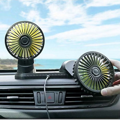 BỘ QUẠT ĐÔI 3 CẤP ĐỘ GIÓ SIÊU MÁT LẠNH XOAY 360