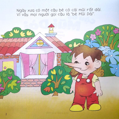 Bé Tập Kể Chuyện - Cậu Bé Mũi Dài (Tái Bản 2022)
