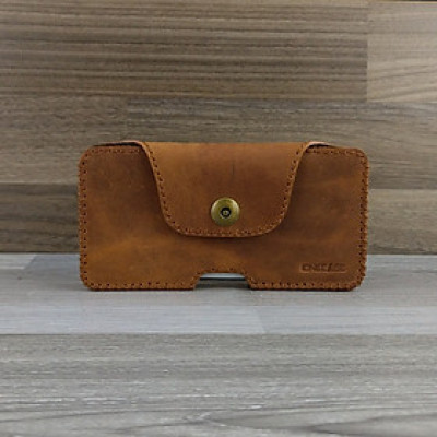 Bao Da Đeo Lưng da bò sáp dành cho Samsung Galaxy note 8 dạng Hộp nâu bò