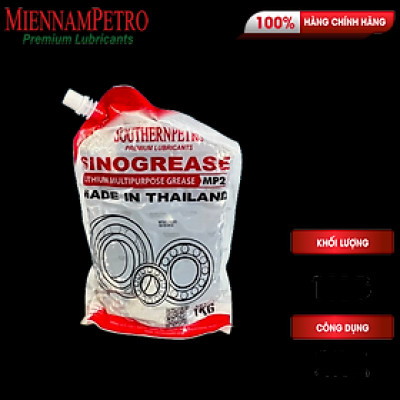 Mỡ Bôi Trơn MiennamPetro Sinogrease Lithium MP2 1KG Đa Dụng Bảo Vệ ​Xe Ô Tô Và Các Thiết Bị Công Nghiệp Cao Cấp